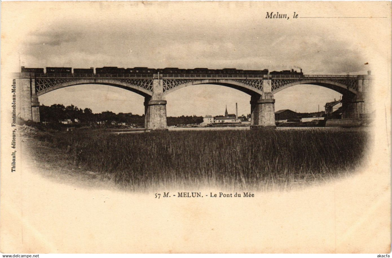 CPA MELUN le - MELUN - Le Pont du Mée (292872)