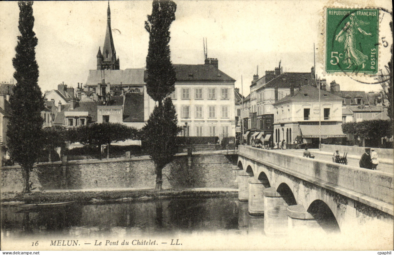 CPA Melun Le Pont du Chatelet