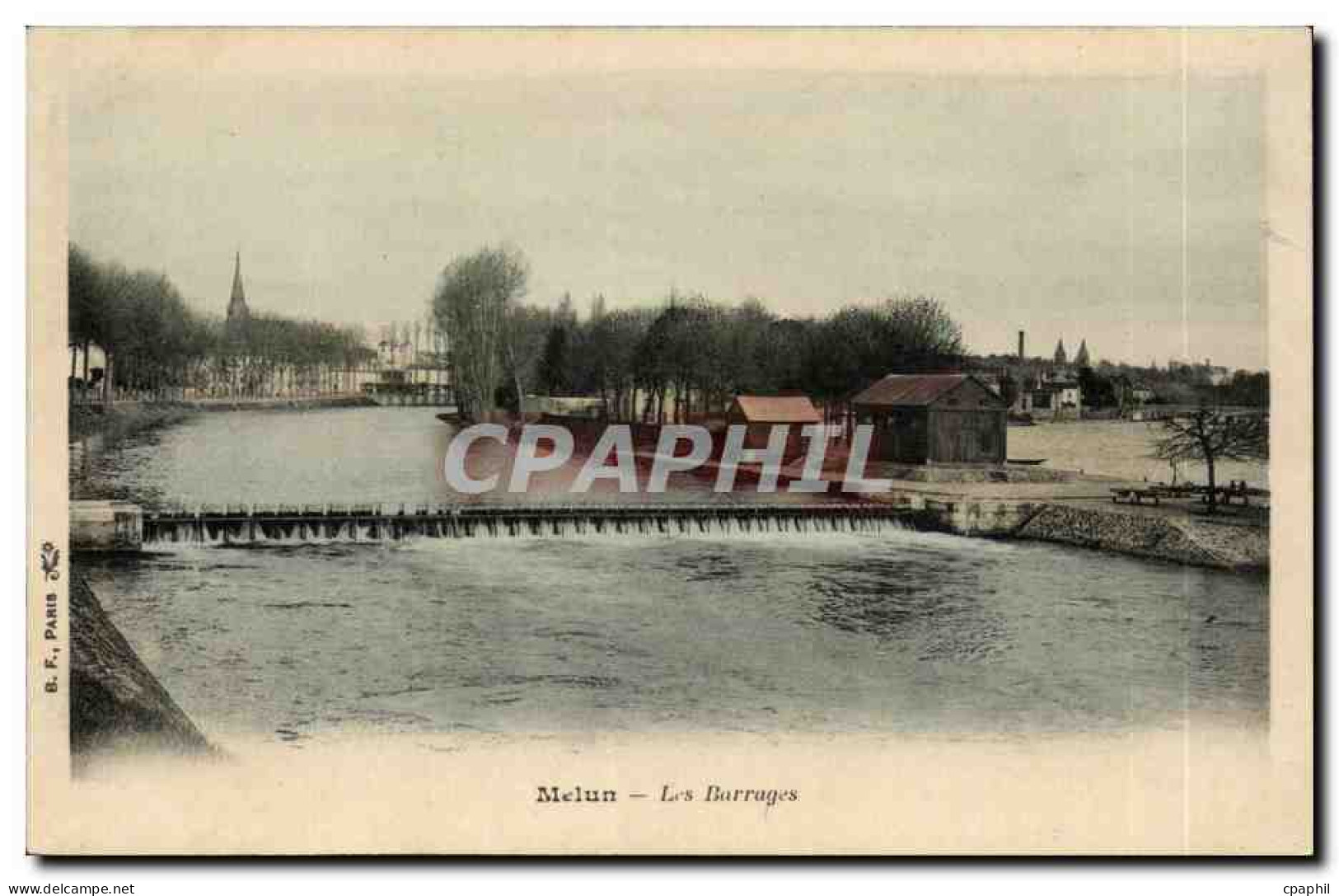 CPA Melun Les barrages