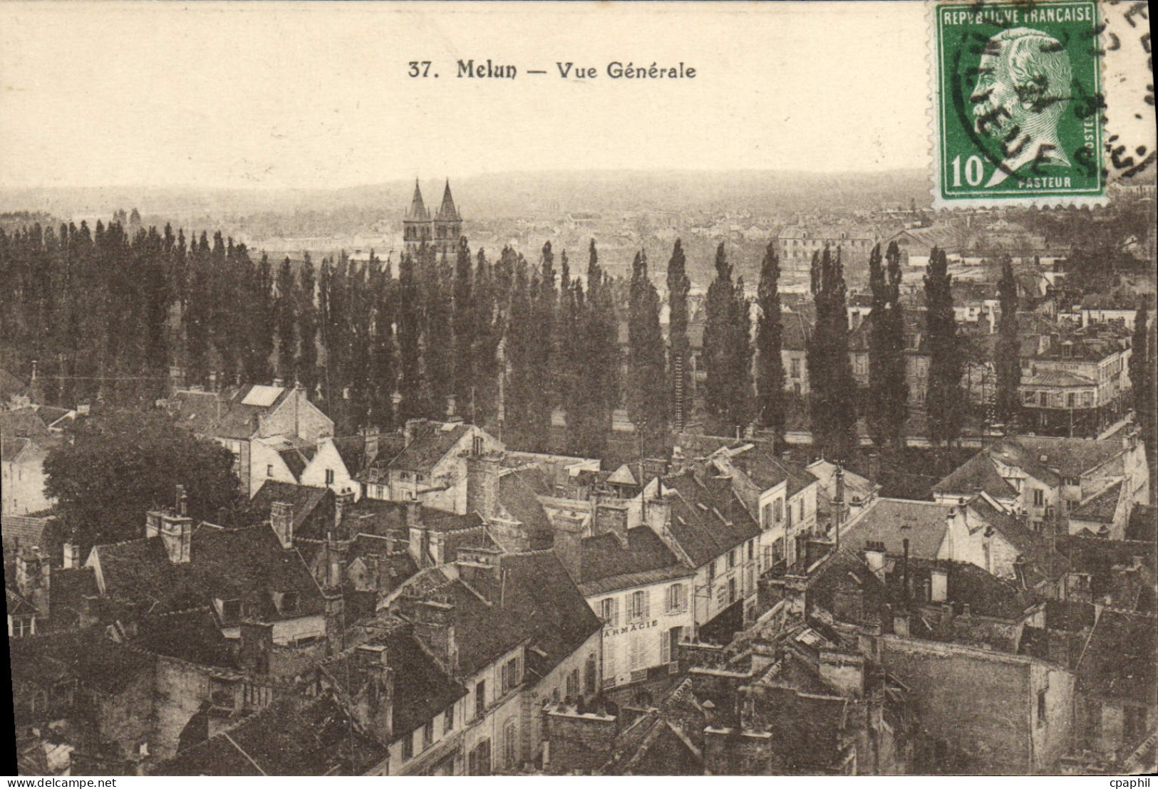 CPA Melun Vue Generale
