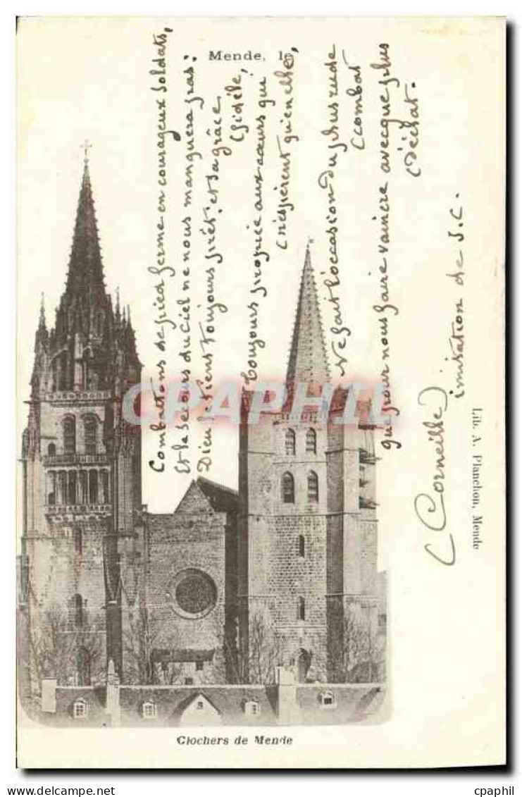 CPA Mende Clochers de Mende