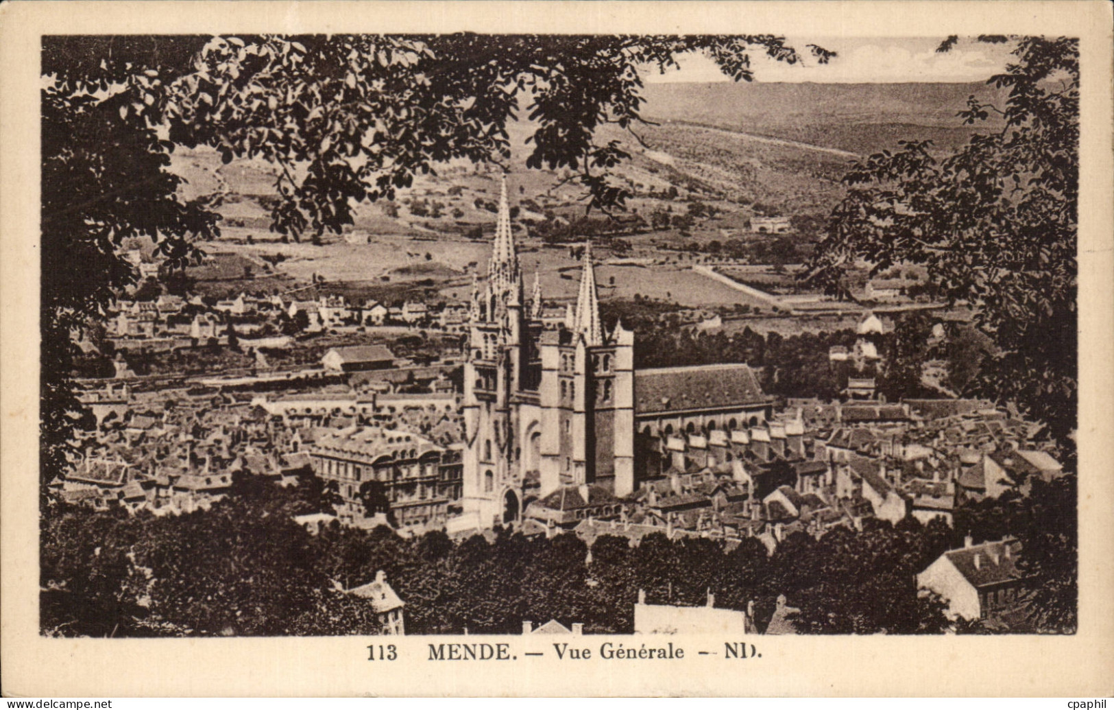 CPA Mende Vue generale