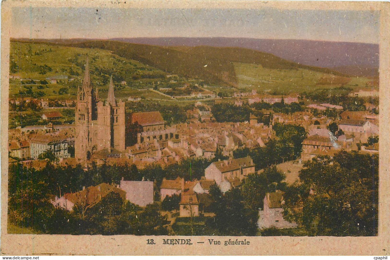 CPA Mende Vue generale