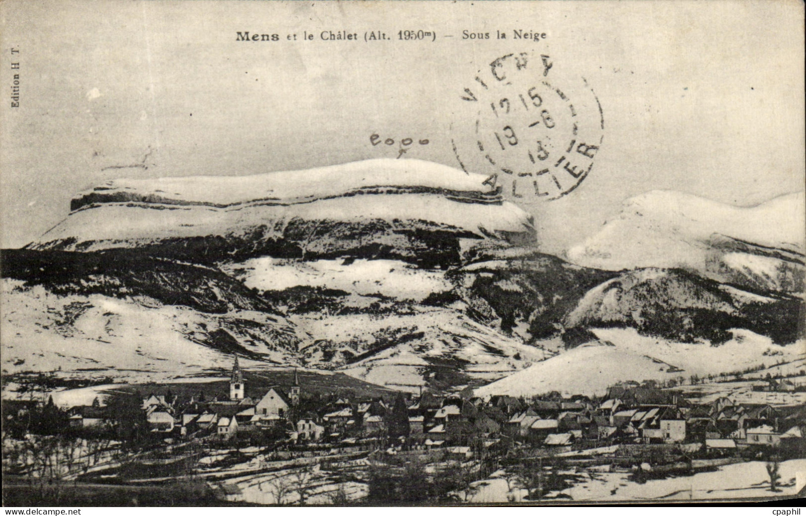 CPA Mens et le Chalet Sous la Neige