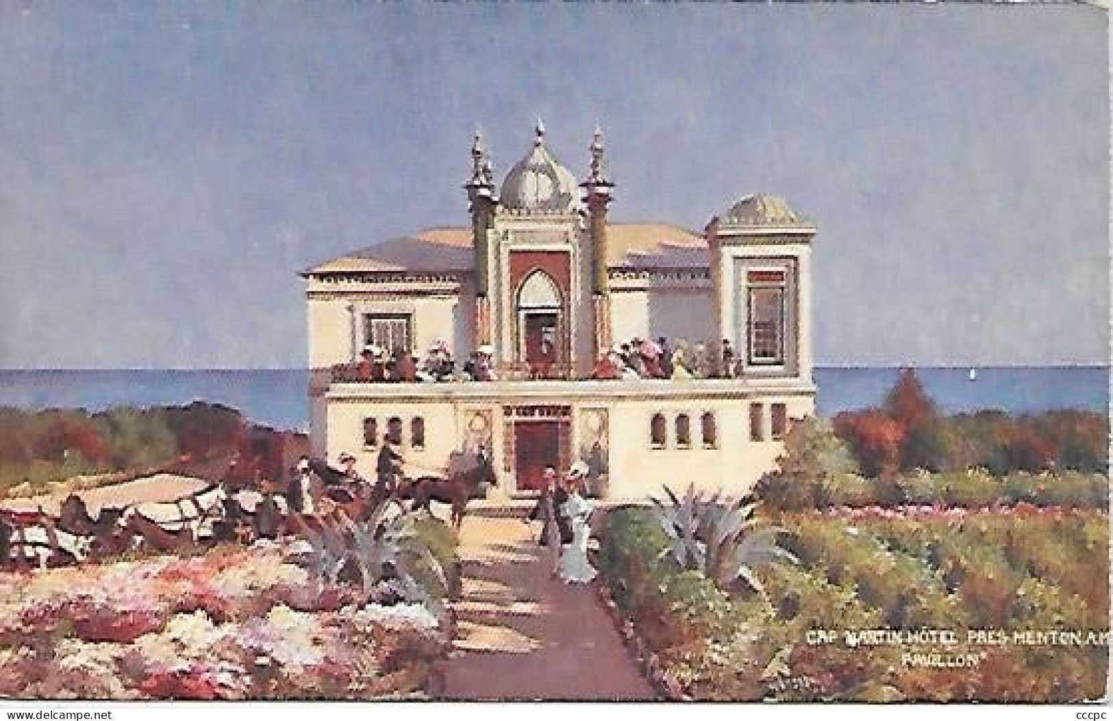 CPA Menton Cap Martin-Hôtel près Menton - Pavillon