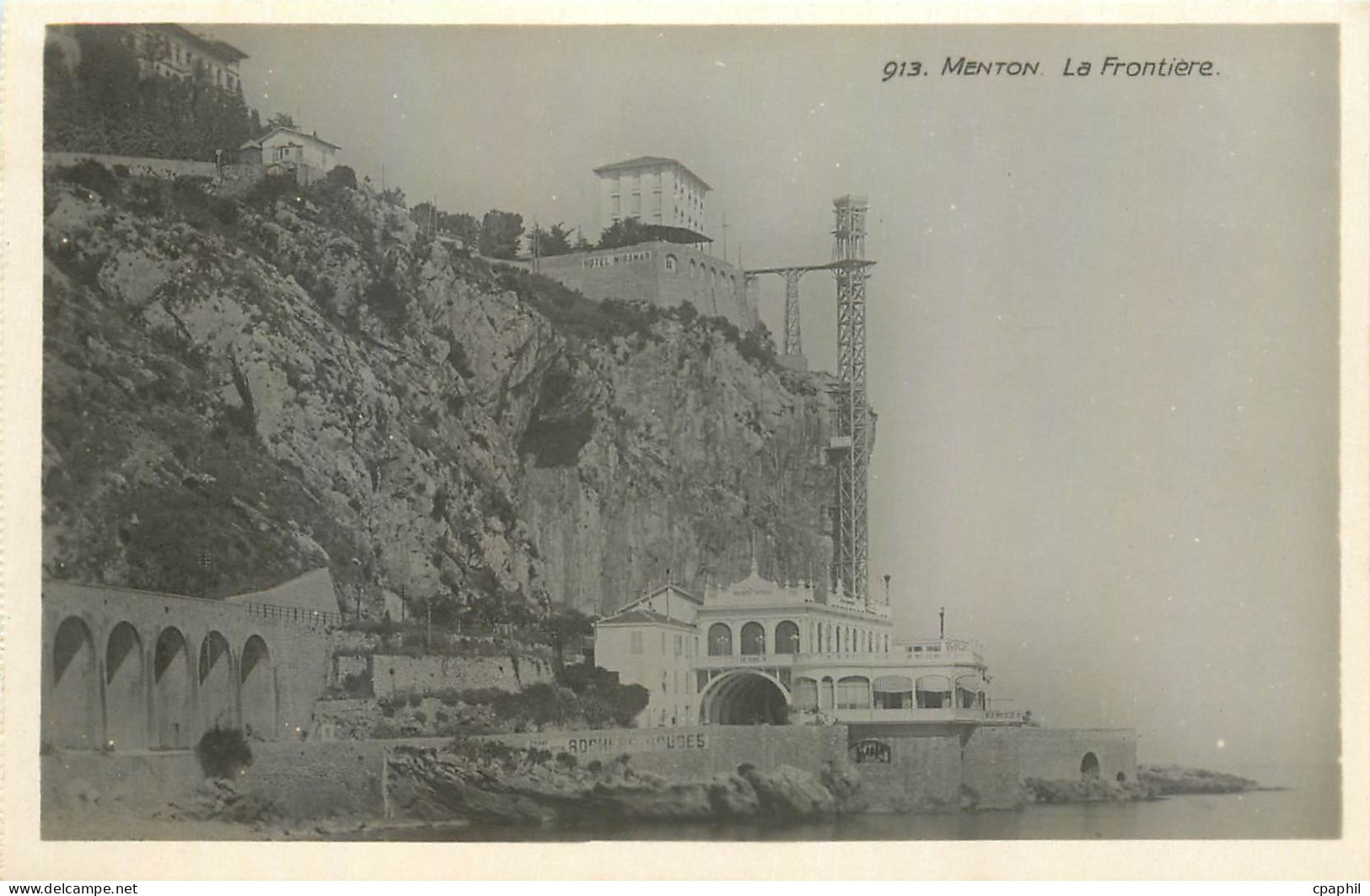 CPA Menton La Frontiere