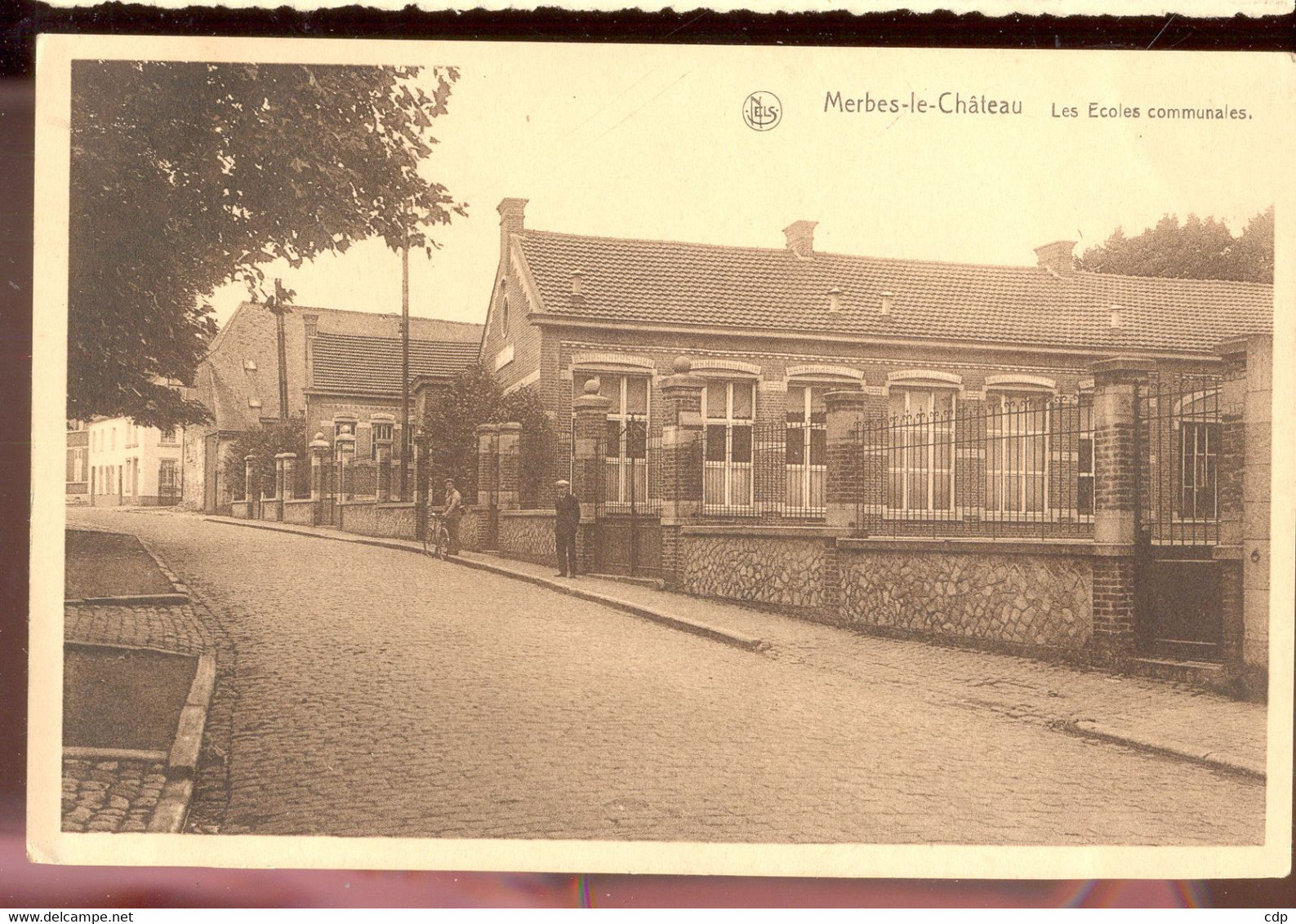 cpa merbes le chateau   écoles