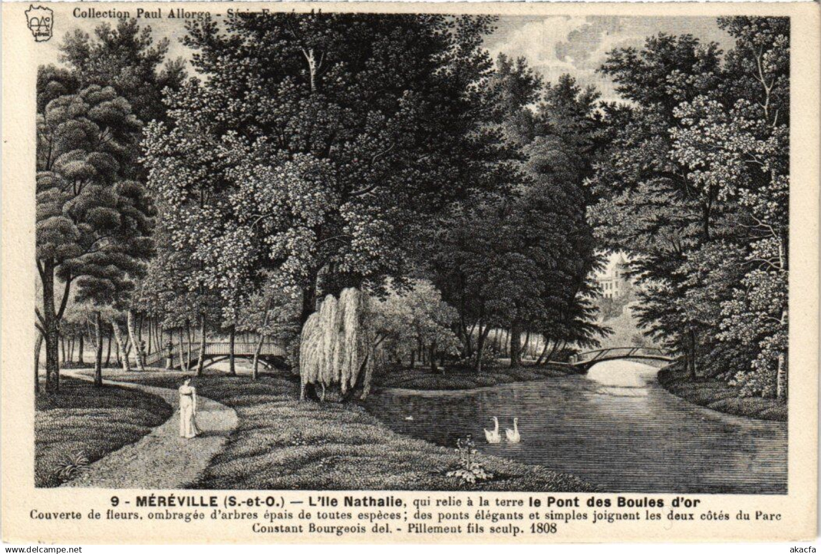 CPA MEREVILLE L'Ile Nathalie (1355088)