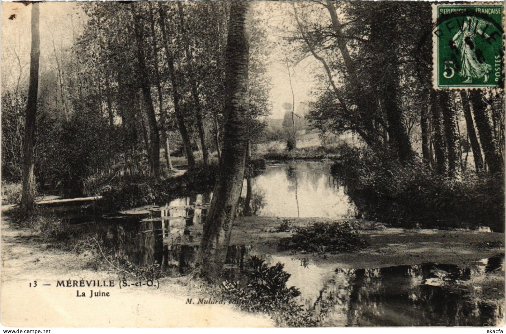 CPA MEREVILLE La Juine (1355007)