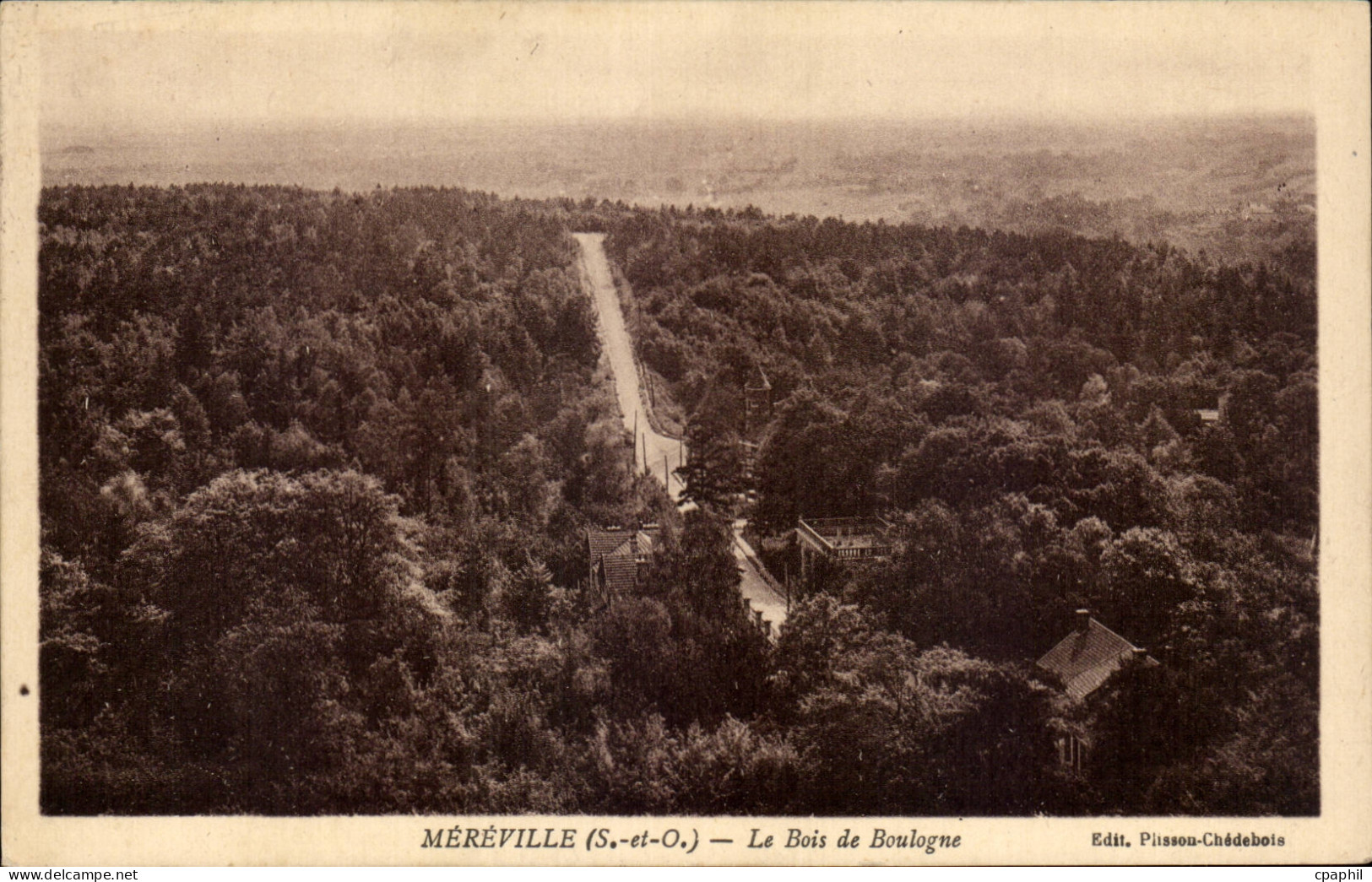 CPA Mereville Le bois de Boulogne