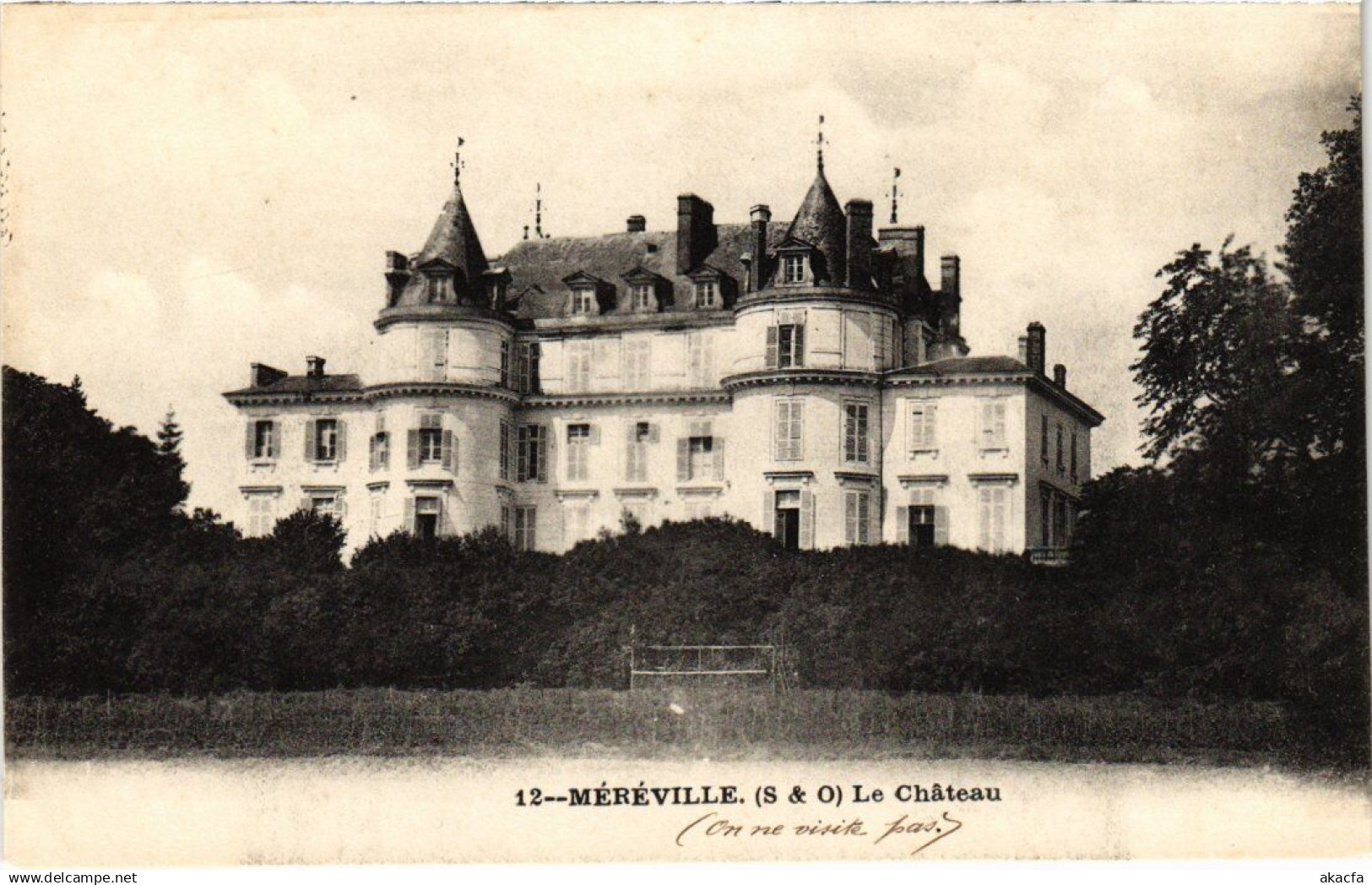 CPA MEREVILLE Le Chateau (1354961)