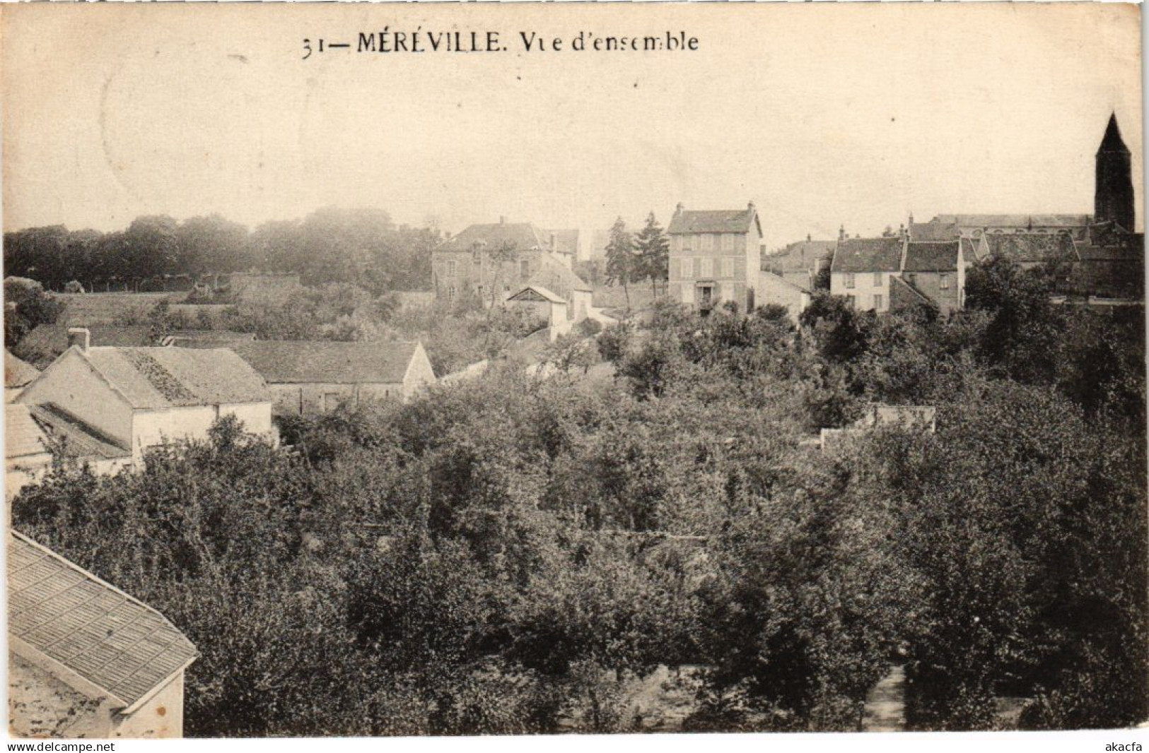 CPA MEREVILLE Vue d'Ensemble (1355005)