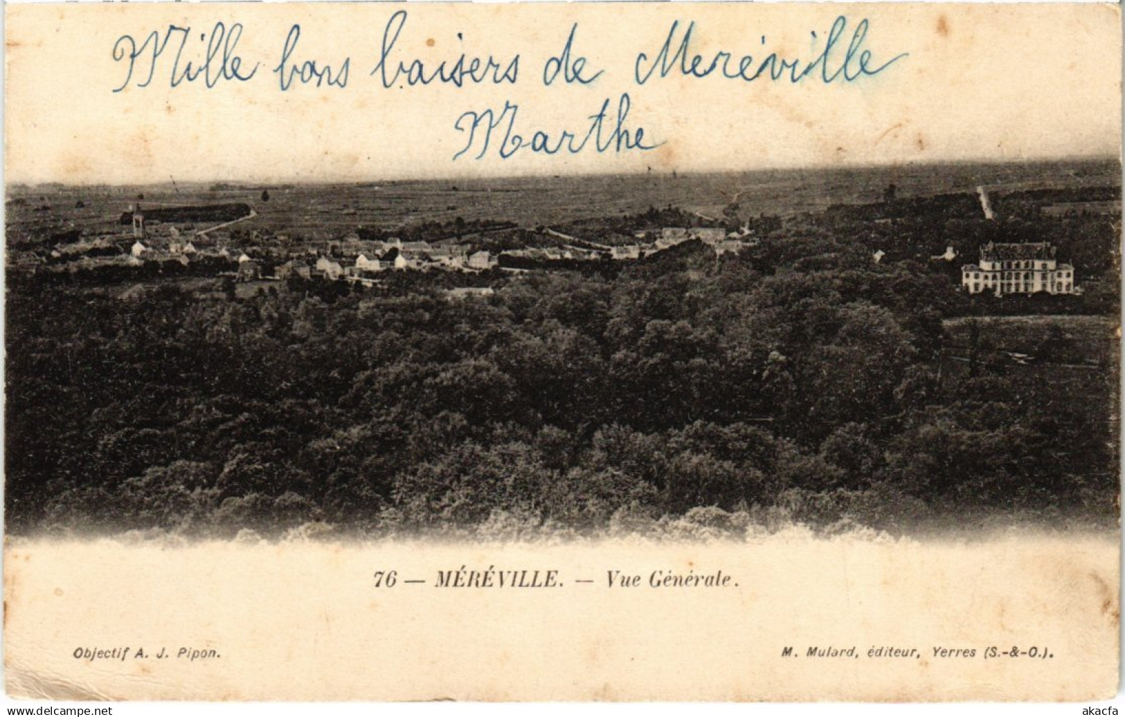 CPA MEREVILLE Vue Generale (1354951)