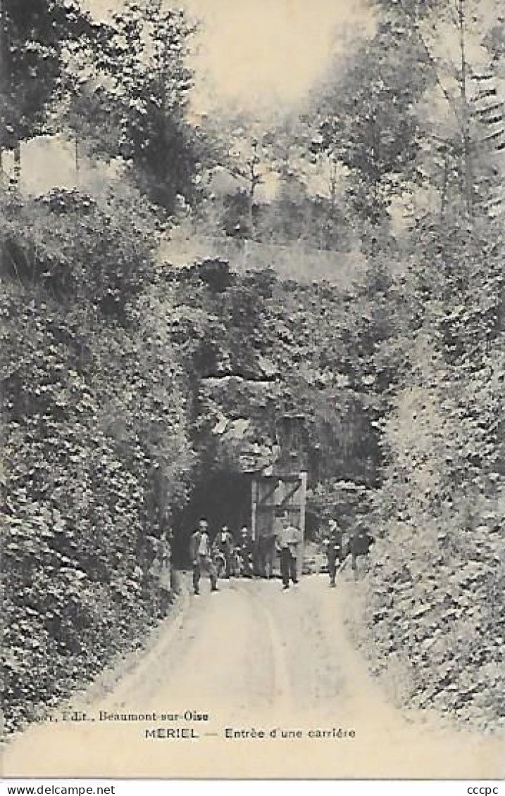 CPA Mériel  Entrée d'une Carrière