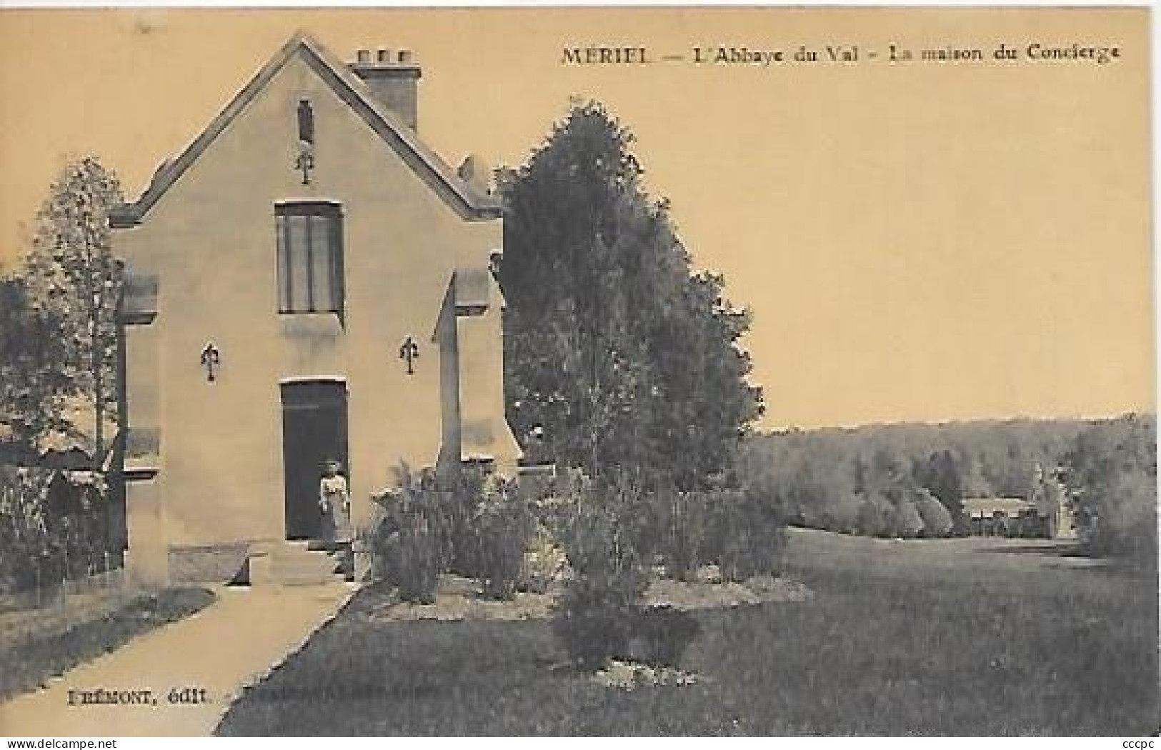 CPA Mériel L'Abbaye du Val La maison du concierge