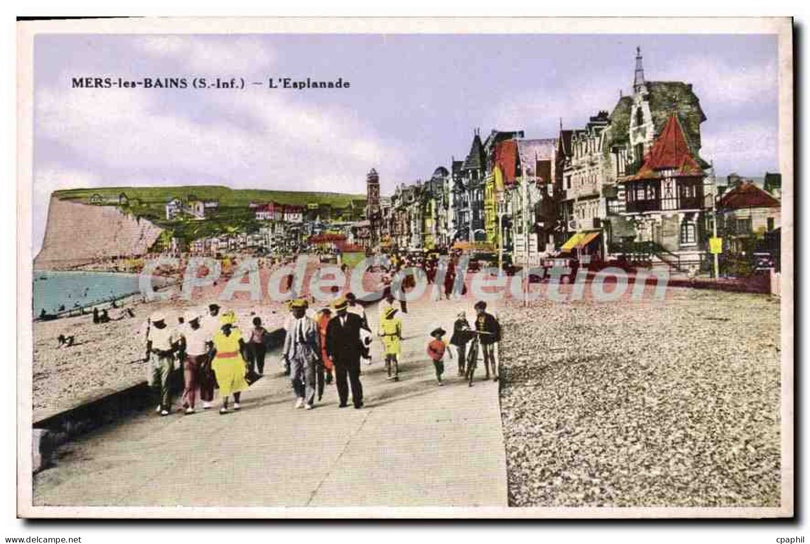 CPA Mers les Bains L'Esplanade