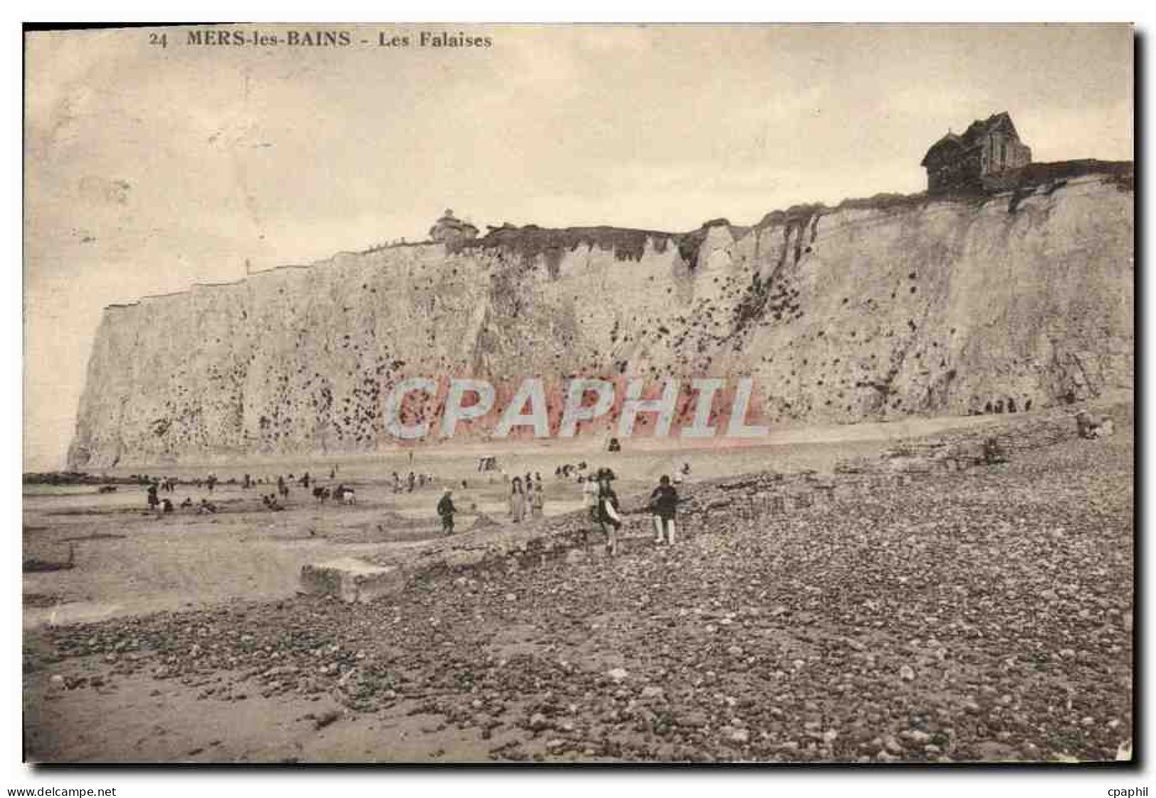 CPA Mers Les Bains Les Falaises