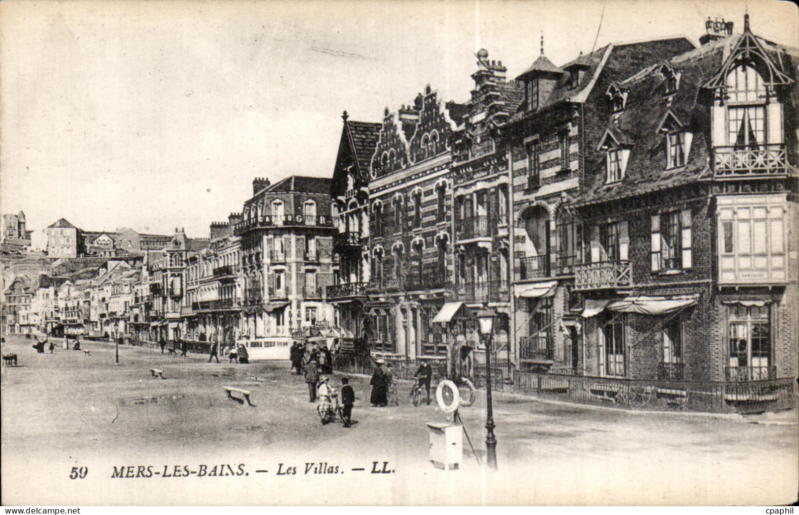 CPA Mers les Bains les Villas