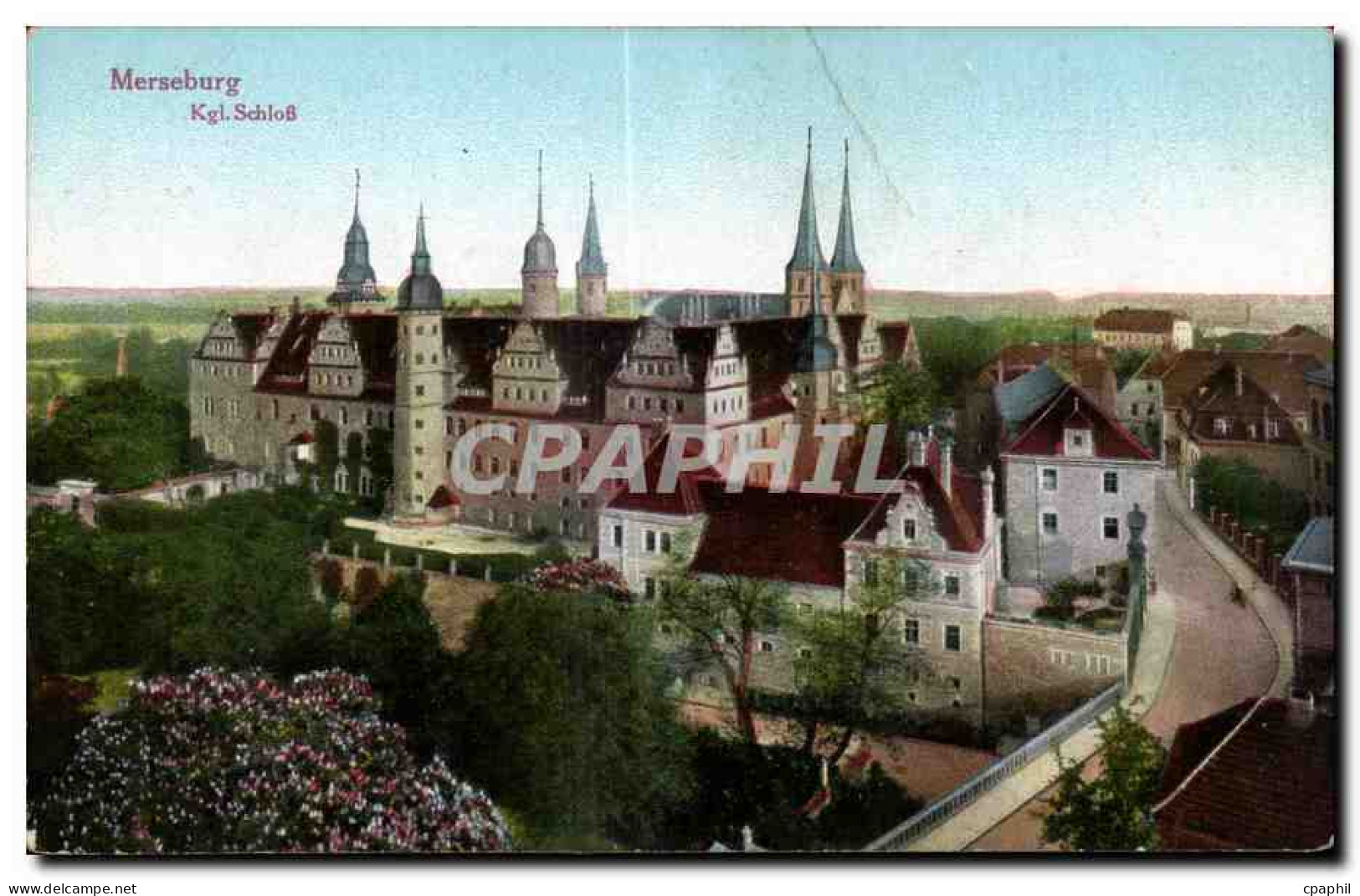 CPA Merseburg Kgl Schlo