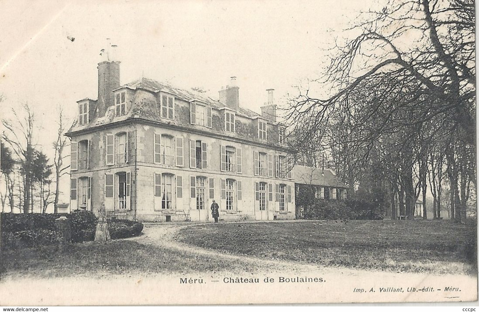 CPA Méru Château de Boulaines