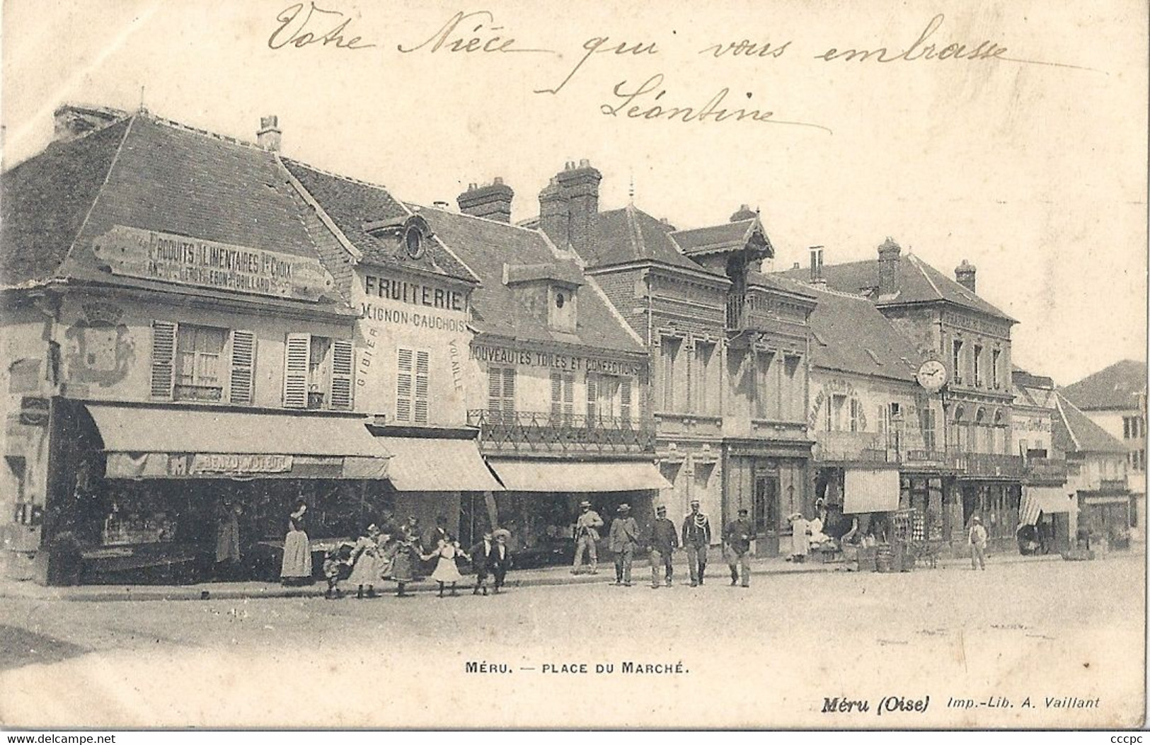 CPA Méru Place du Marché