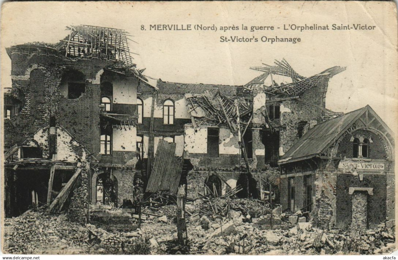 CPA MERVILLE - L'Orphelinat St-Victor (136031)