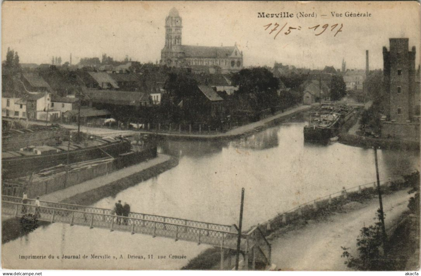 CPA MERVILLE - Vue générale (126882)