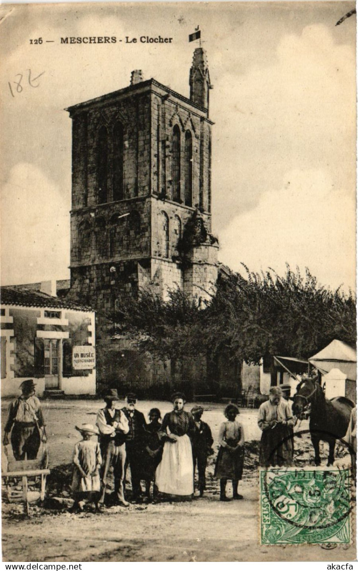 CPA MESCHERS - Le Clocher (480565)