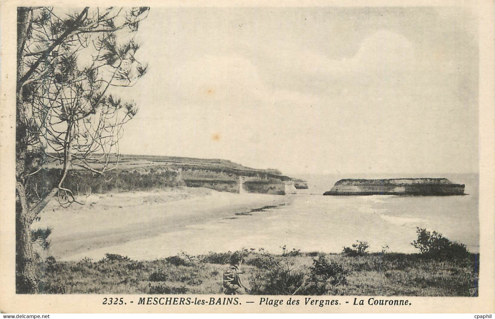 CPA Meschers les Bains Plage des Vergnes la Couronne