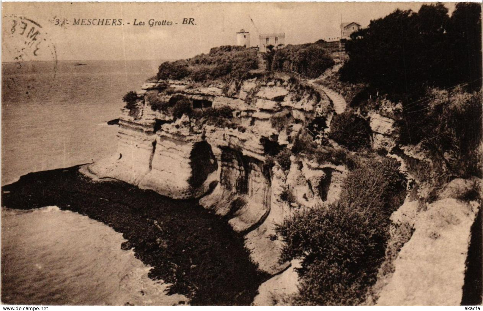 CPA MESCHERS Les Grottes (666828)