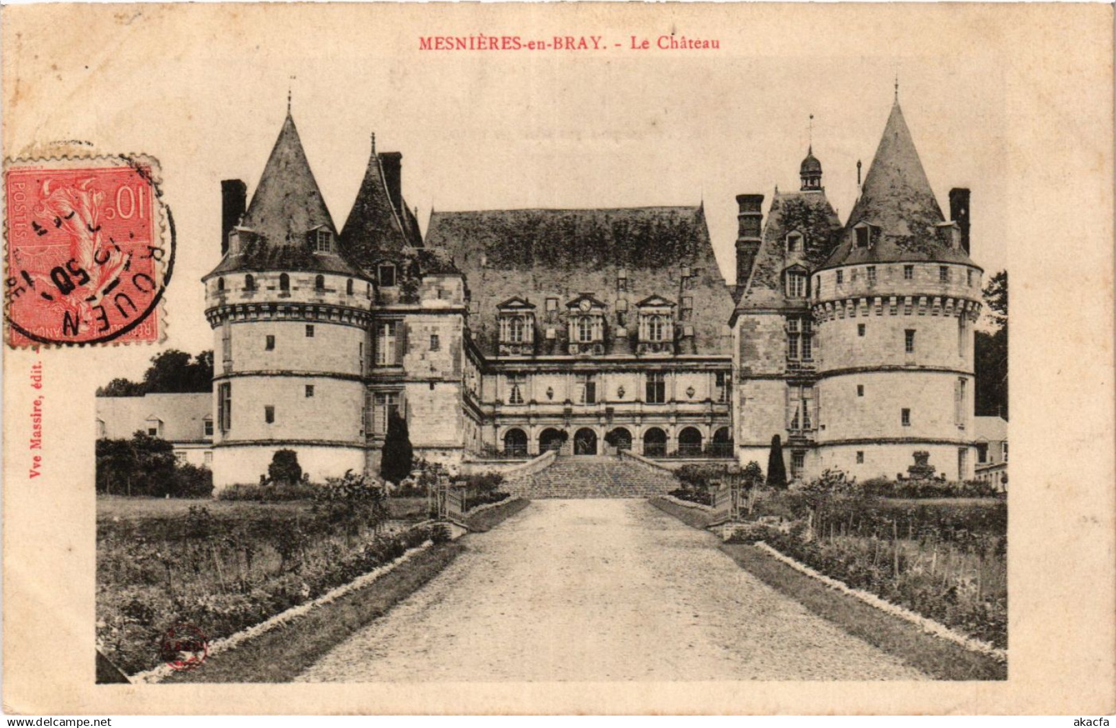 CPA MESNIERES-en-BRAY Le Chateau (415895)