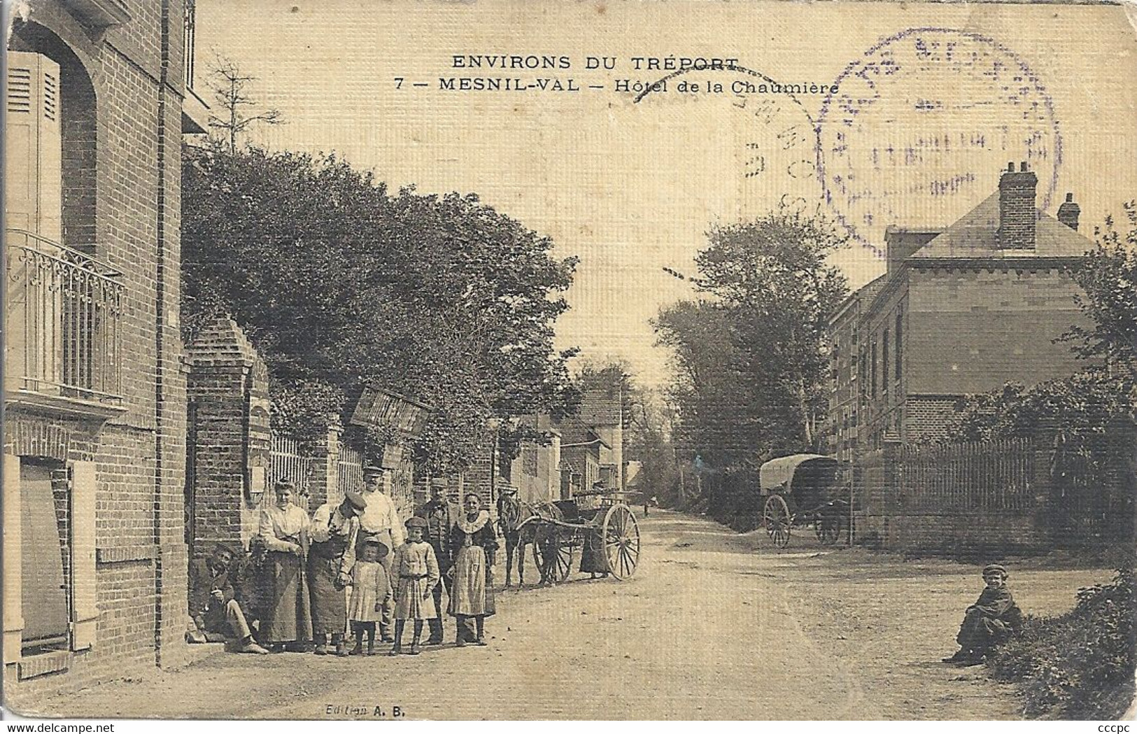 CPA Mesnil-Val Hôtel de la Chaumière