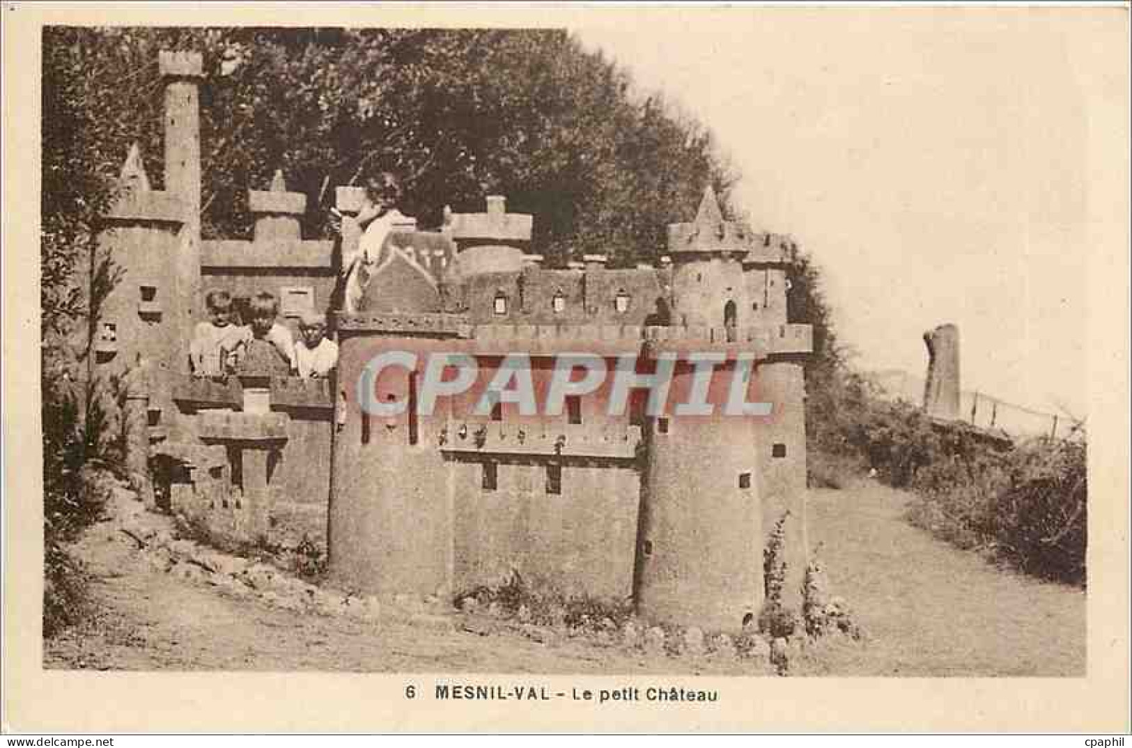 CPA Mesnil-Val - Le Château