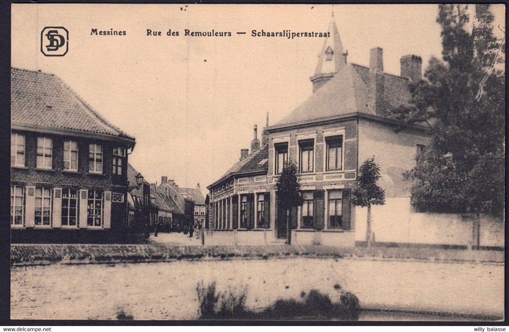 +++ CPA - MESSINES - MESEN - Rue des Remouleurs - Schaarslijppersstraat  //