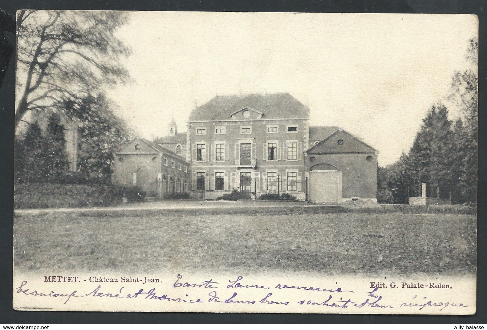 +++ CPA - METTET - Château Saint Jean   //