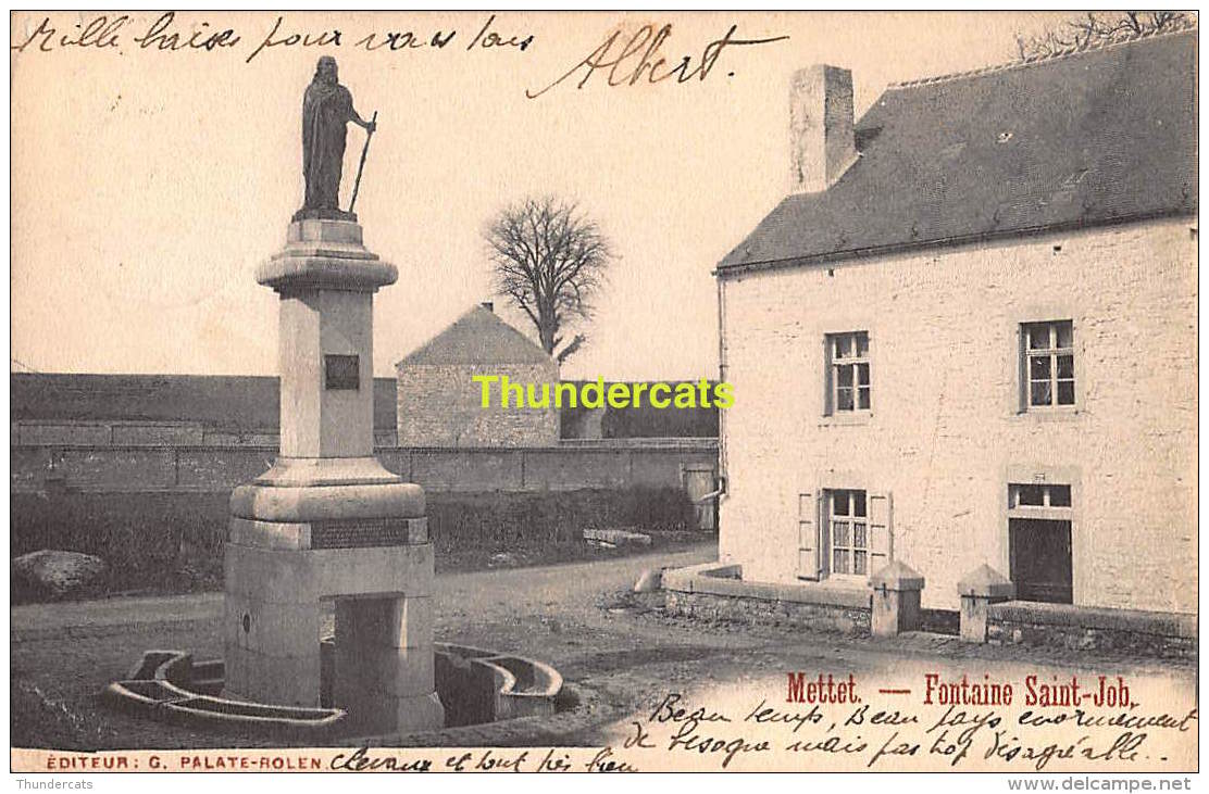 CPA  METTET FONTAINE SAINT JOB