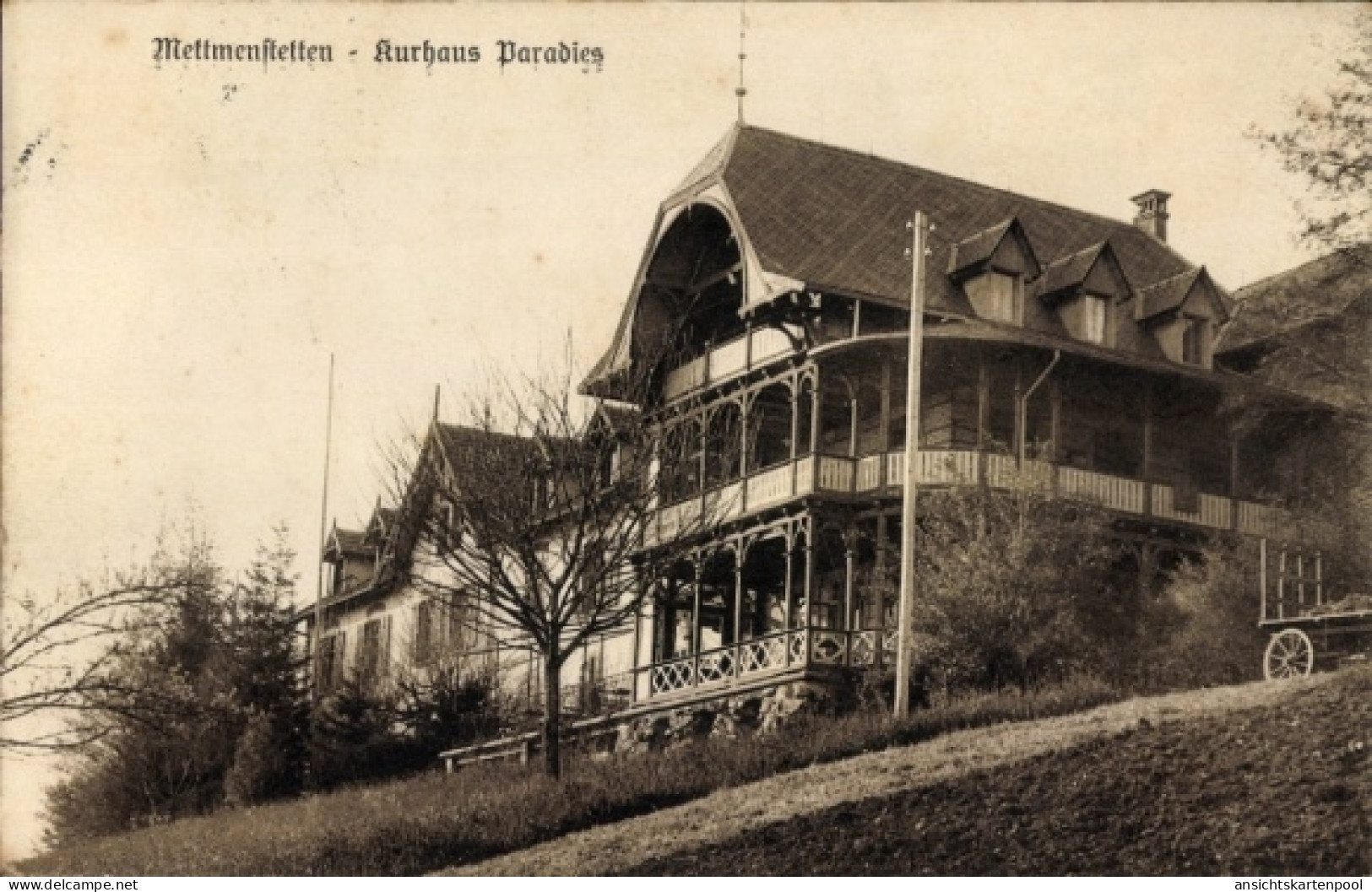 CPA Mettmenstetten Kanton Züric, Kurhaus Paradies