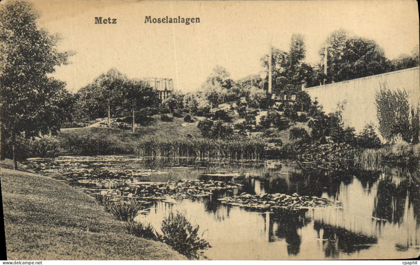 CPA Metz Moselanlagen