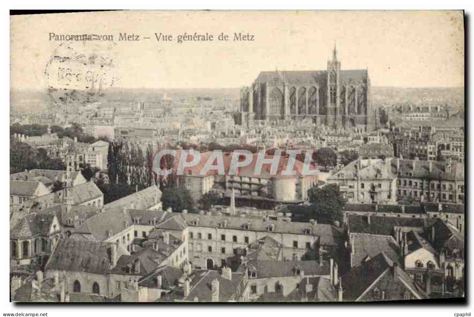 CPA Metz Vue generale de Metz