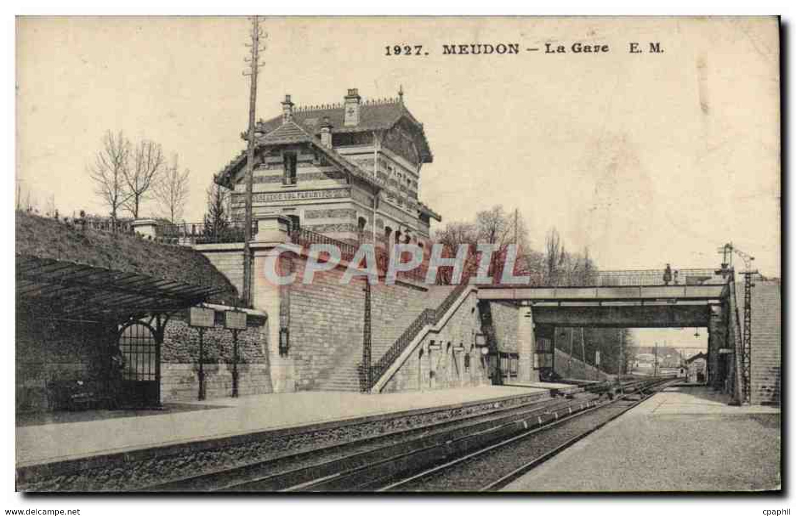 CPA Meudon La Gare