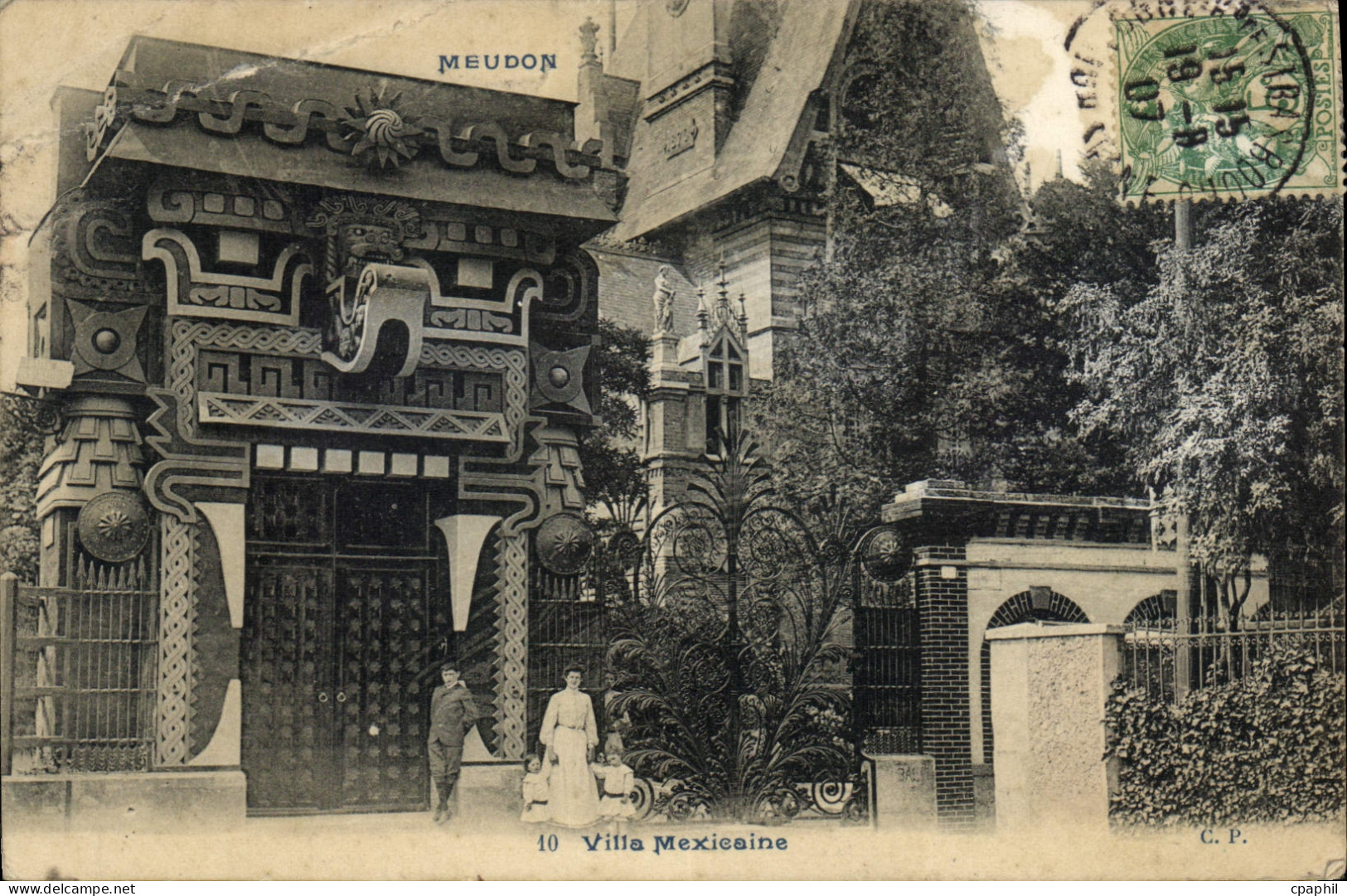CPA Meudon Villa Mexicaine