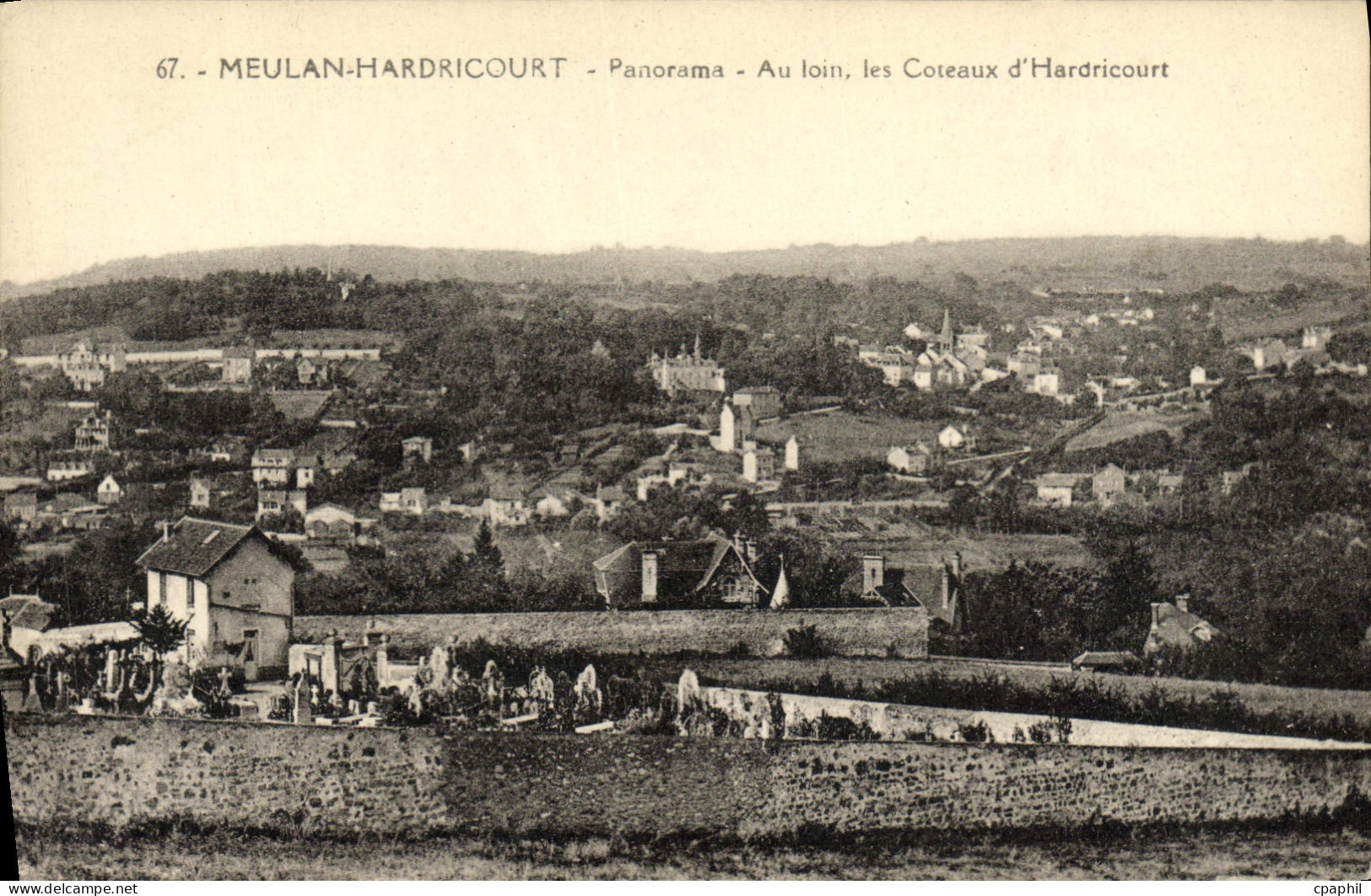 CPA Meulan Hardricourt Panorama Les Coreaux
