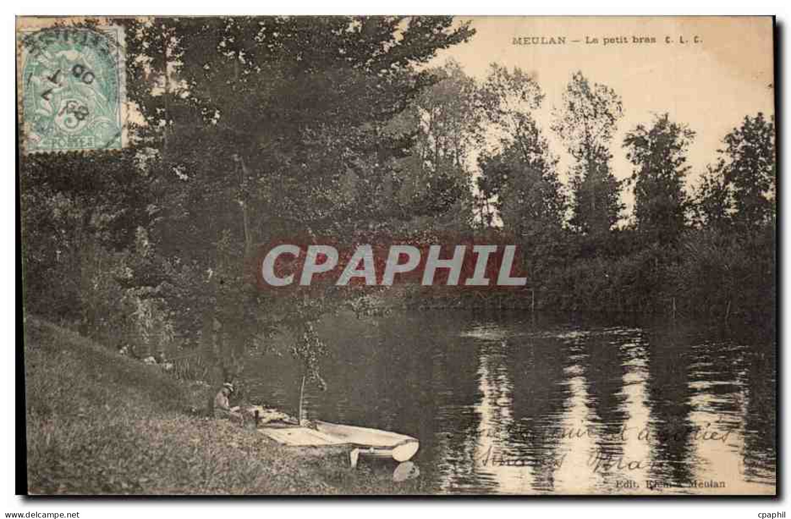CPA Meulan Le petit bras