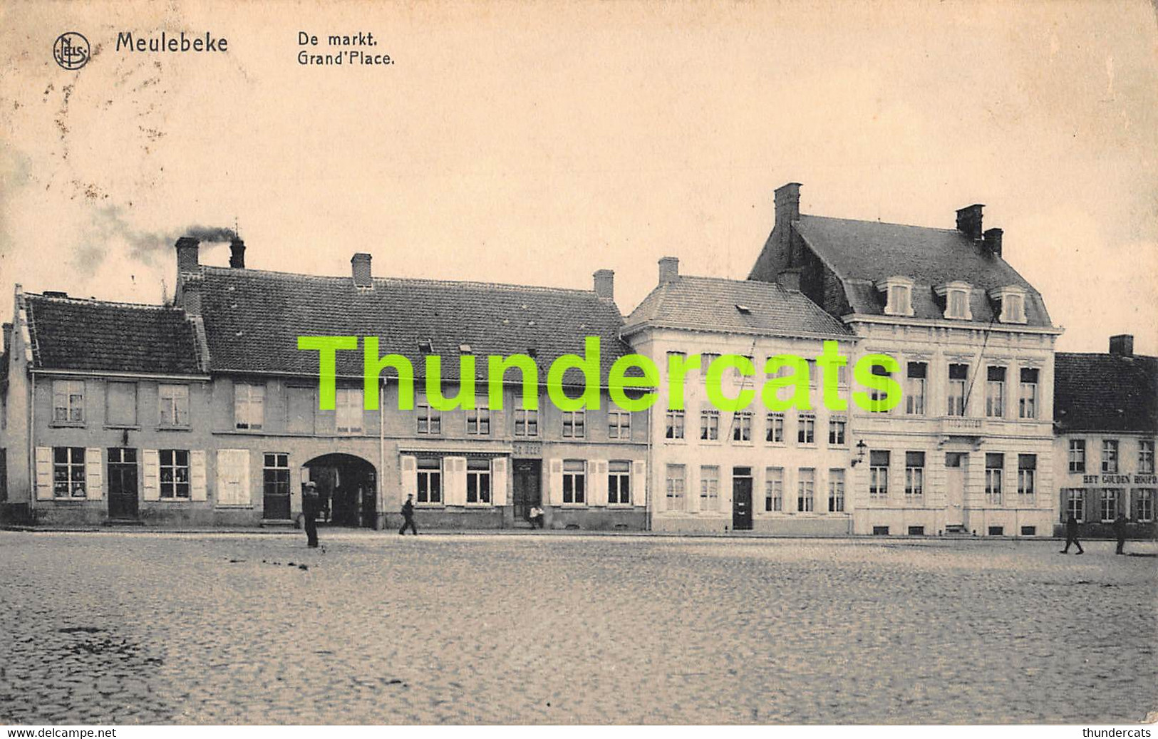 CPA MEULEBEKE DE MARKT GRAND PLACE