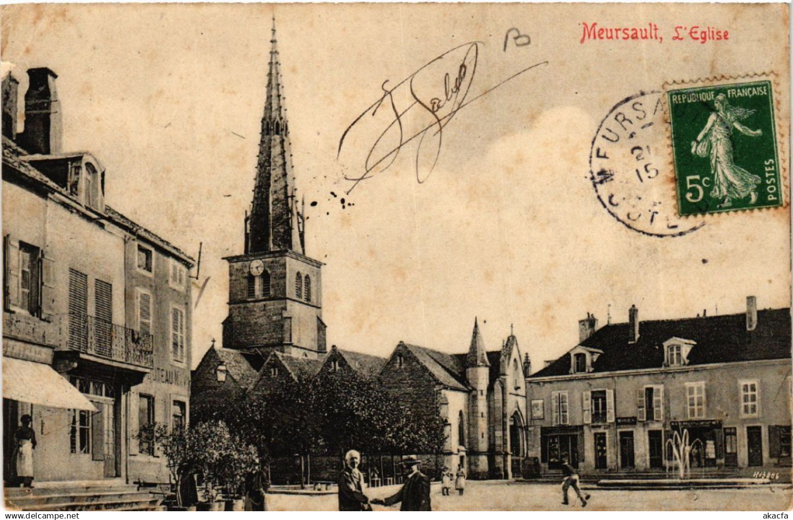 CPA MEURSAULT l'Église (586161)