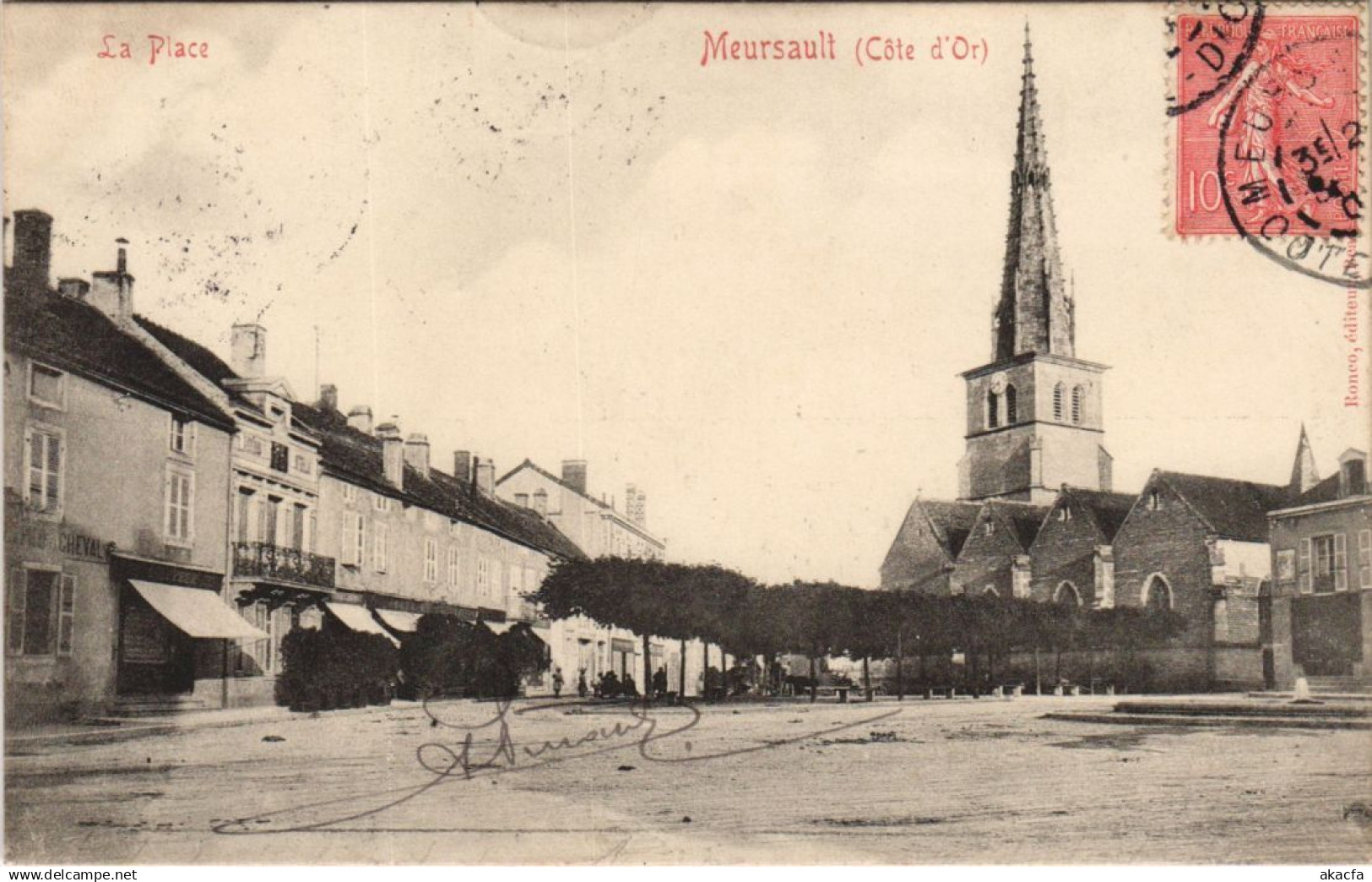 CPA MEURSAULT La Place (121541)
