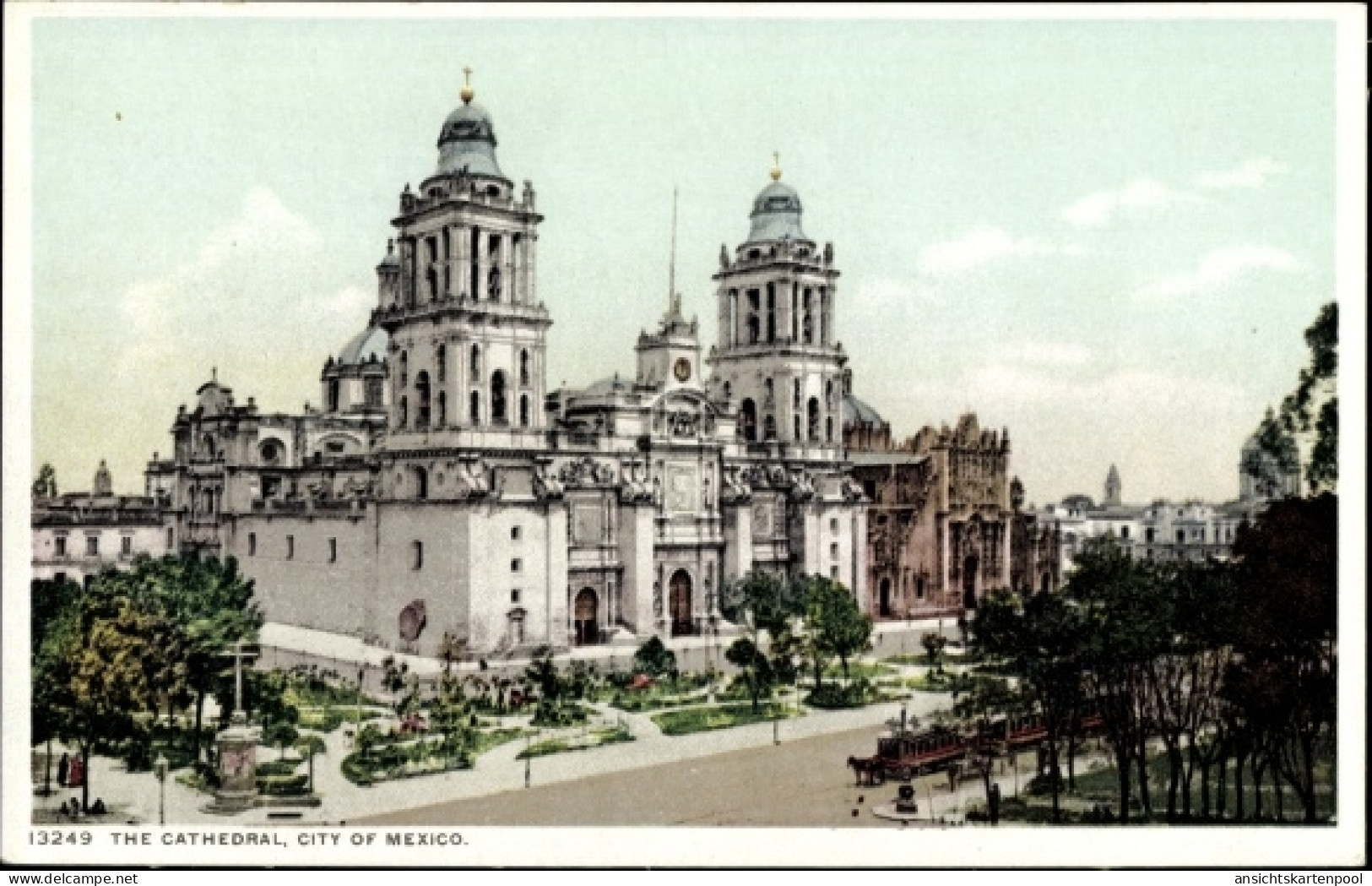 CPA Mexiko-Stadt Mexiko-Stadt, Die Kathedrale