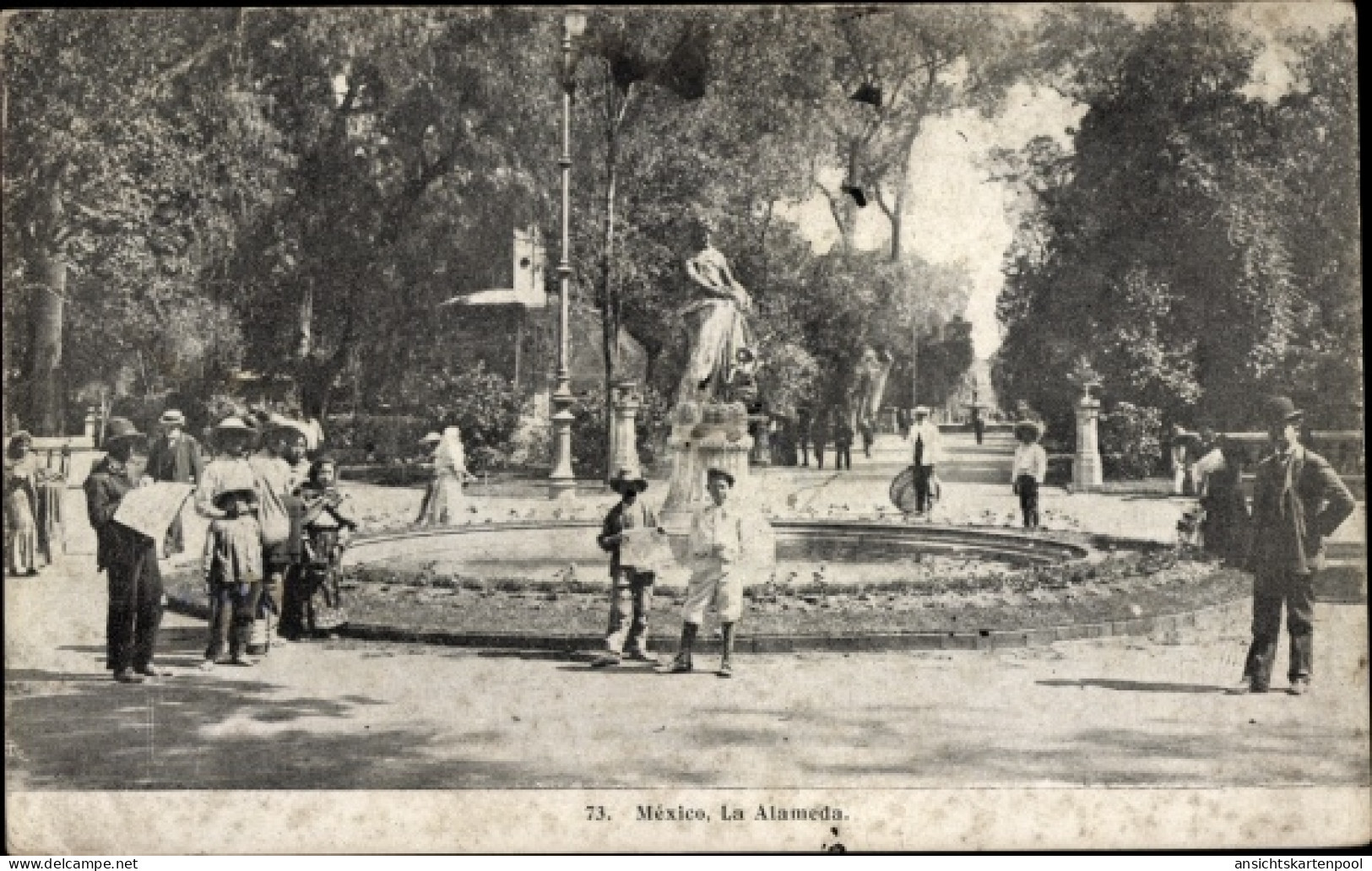CPA Mexiko-Stadt Mexiko-Stadt Mexiko-Stadt, La Alameda