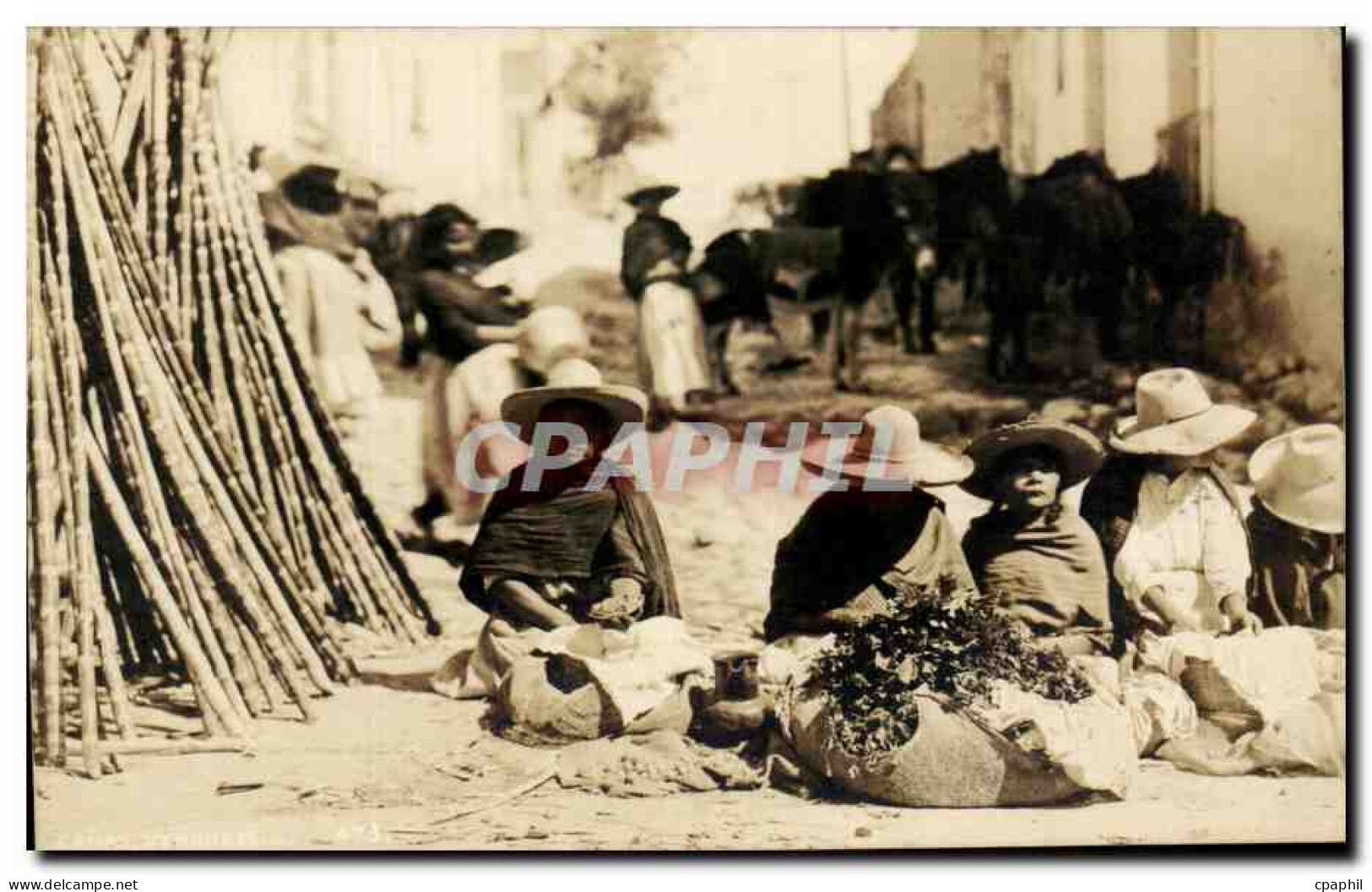 CPA Mexique Paysans Folklore Costume