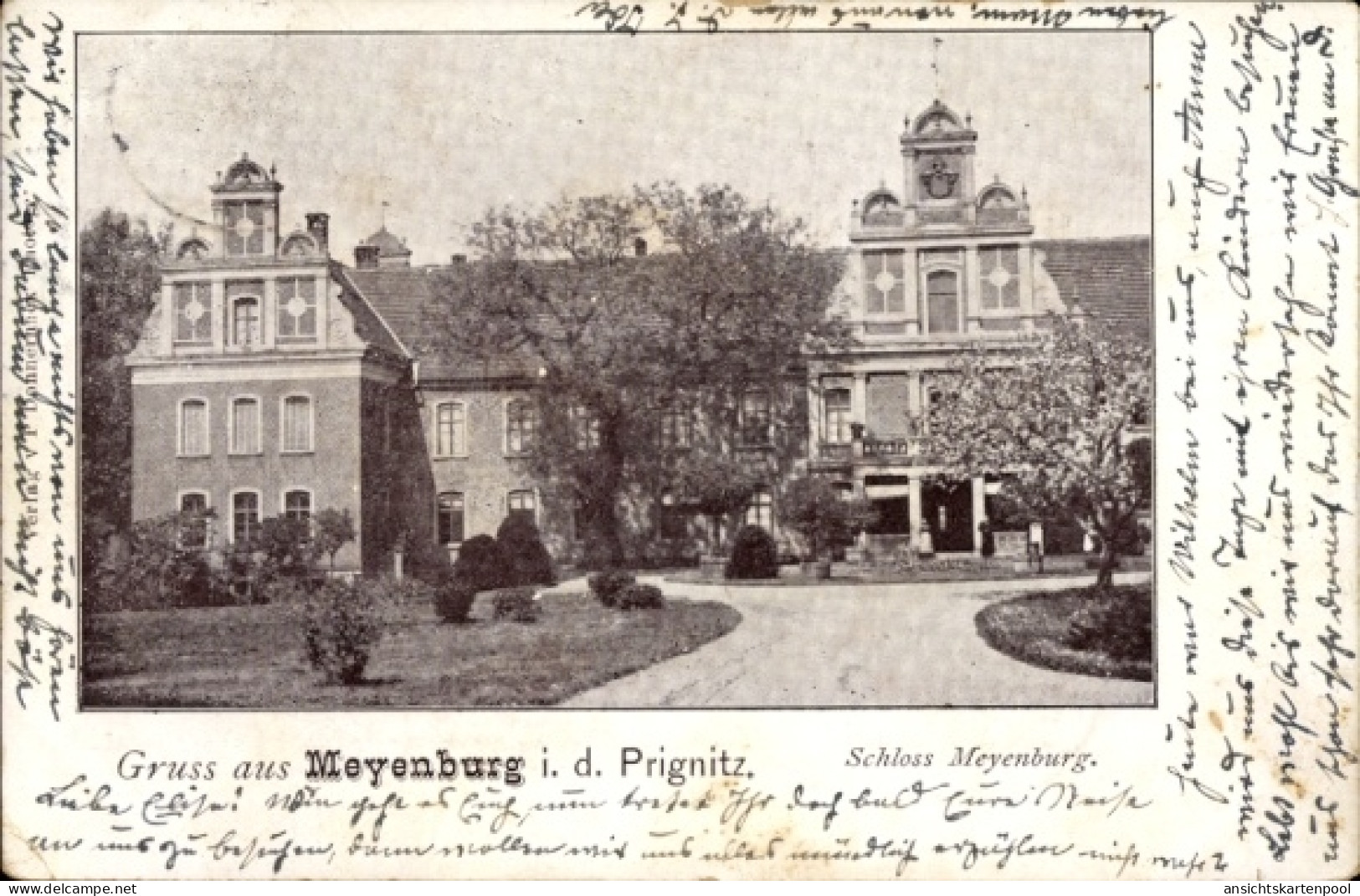 CPA Meyenburg in der Prignitz, Schloss